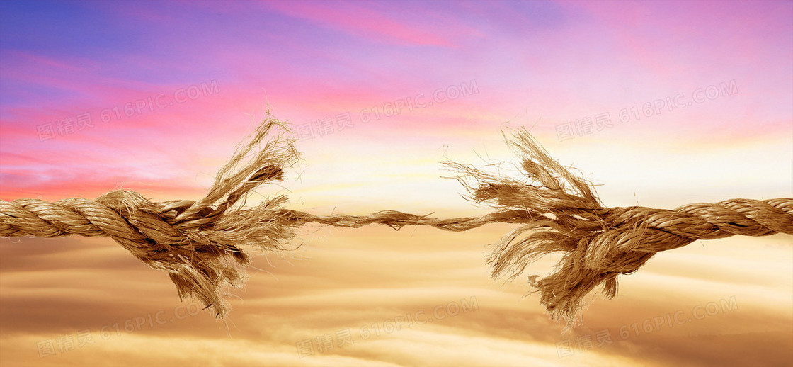 高清麻绳团结背景banner