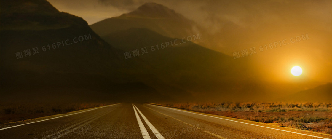 大气黄昏背景