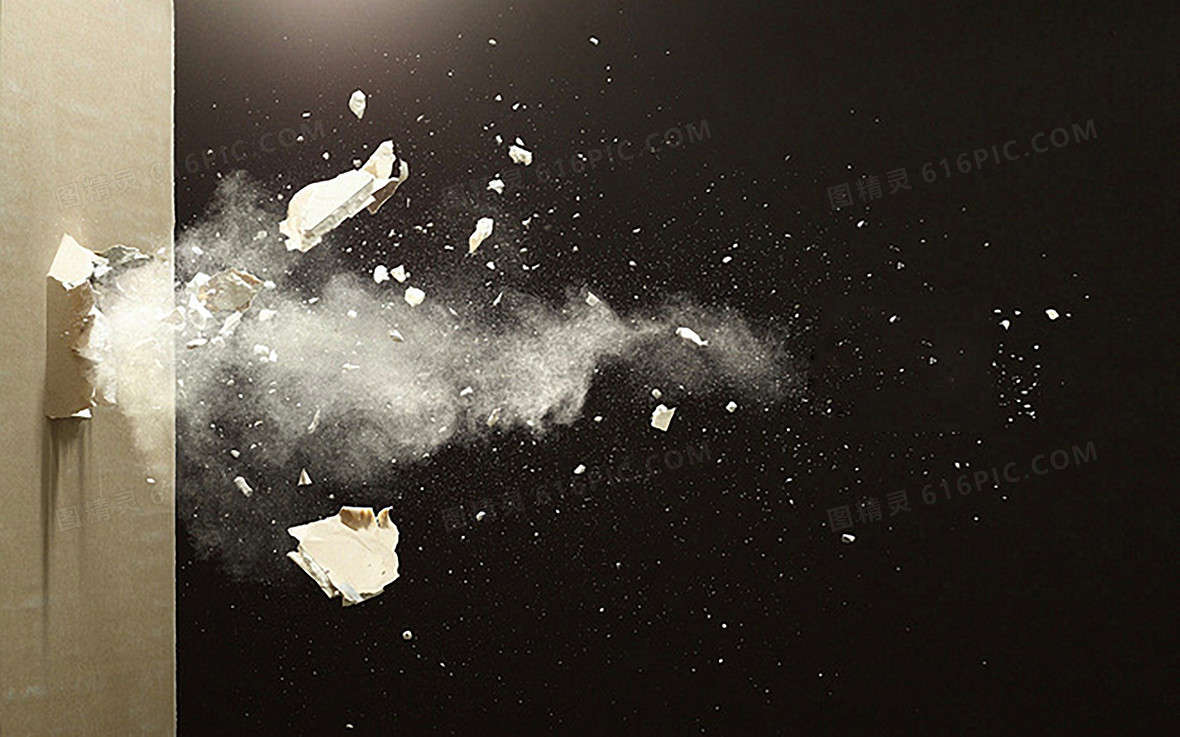 黑白色几何渐变效果