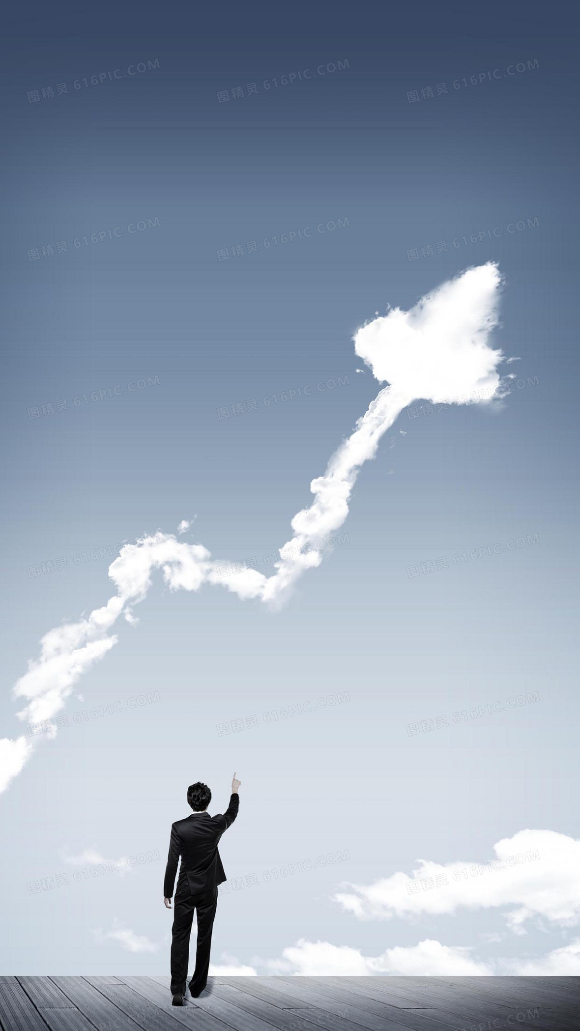 商务海报h5背景