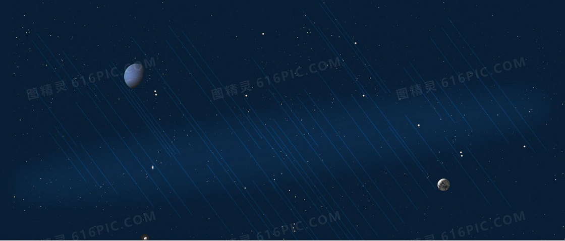 斜线星空星球背景