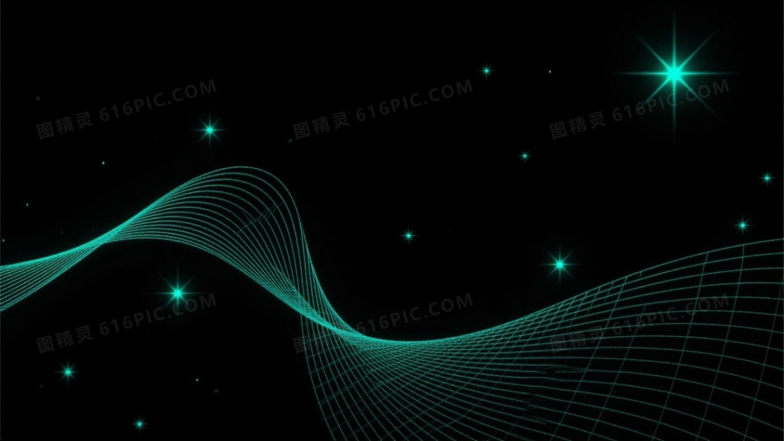 墨黑青绿网格波浪背景背景图片下载_1664x936像素JPG格式_编号z7nfj79e3_图精灵