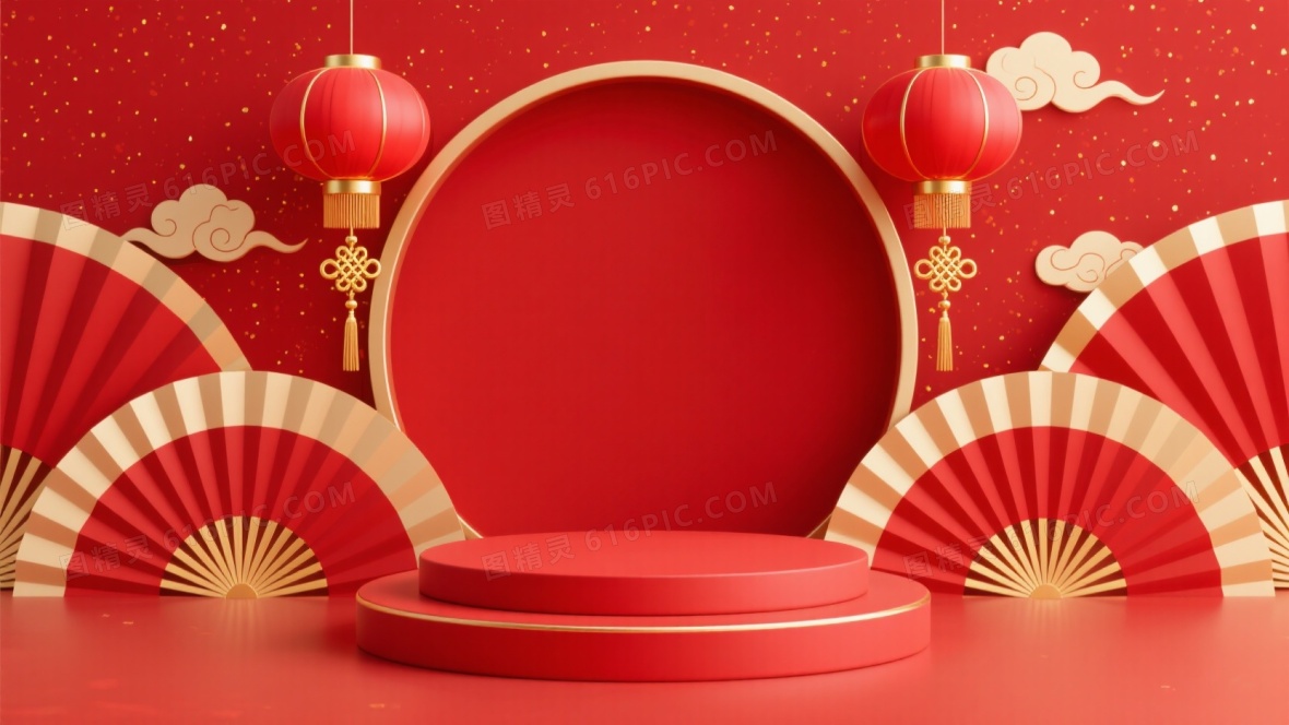 朱红喜庆中国风灯笼背景背景图片下载_1056x1584像素JPG格式_编号196fxdk45_图精灵