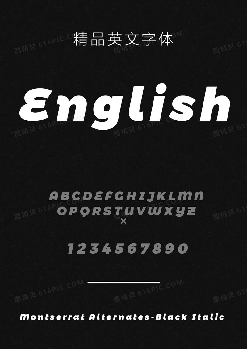 MontserratAlternatesBlackItalic