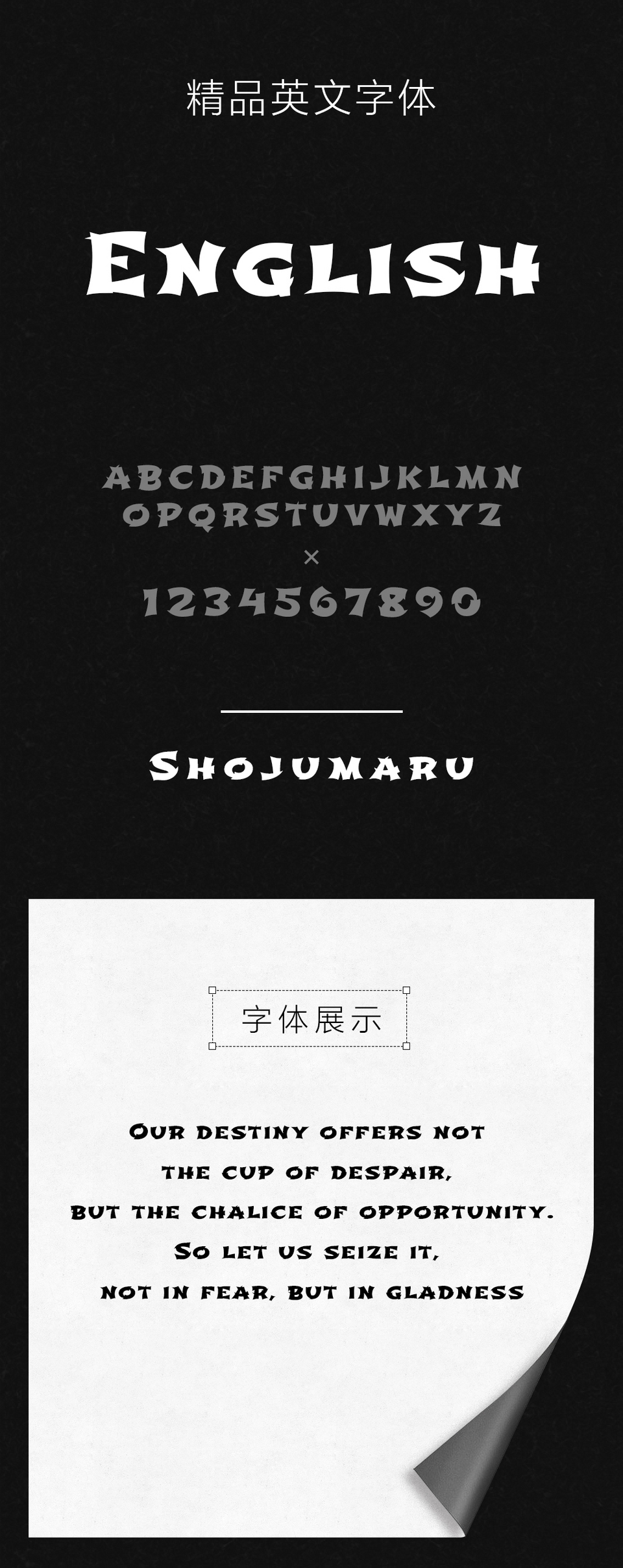 Shojumaru英文字体字体免费下载_编号515xt8p2z_图精灵