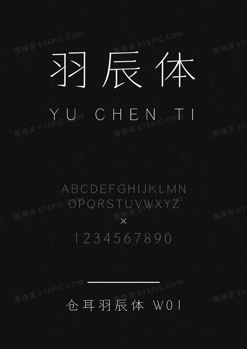 仓耳羽辰体W01