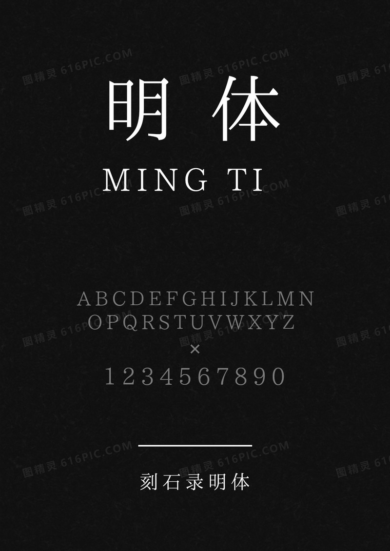 刻石录明体