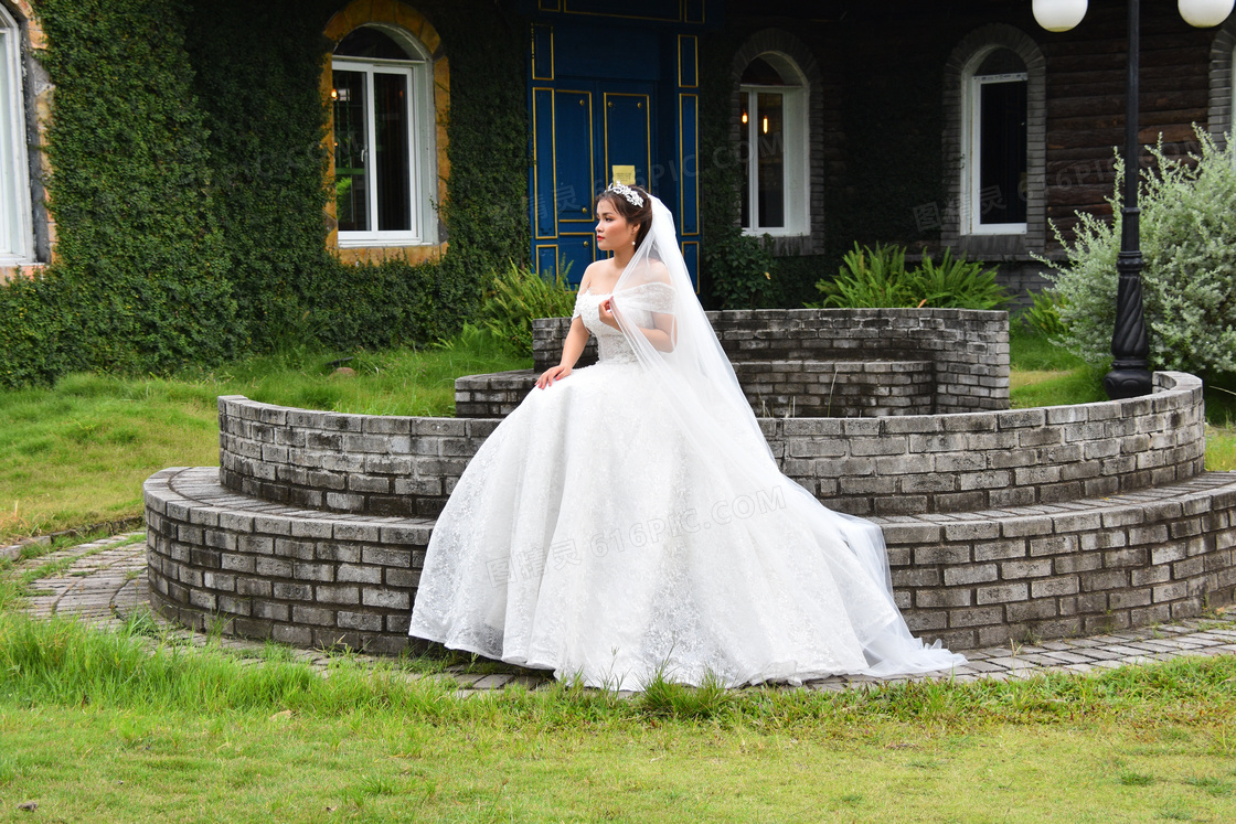 白色蓬蓬裙婚纱摄影jpg图片免费下载_编号w1x2hkp4v_图精灵