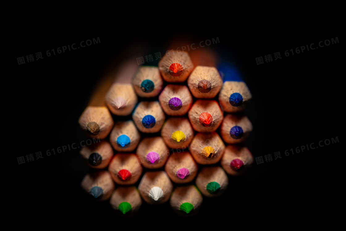 彩色铅笔笔芯图片
