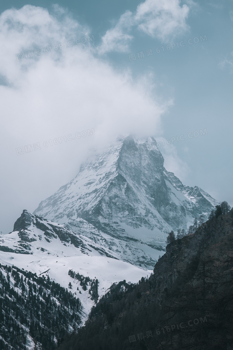 雪域高山摄影图片