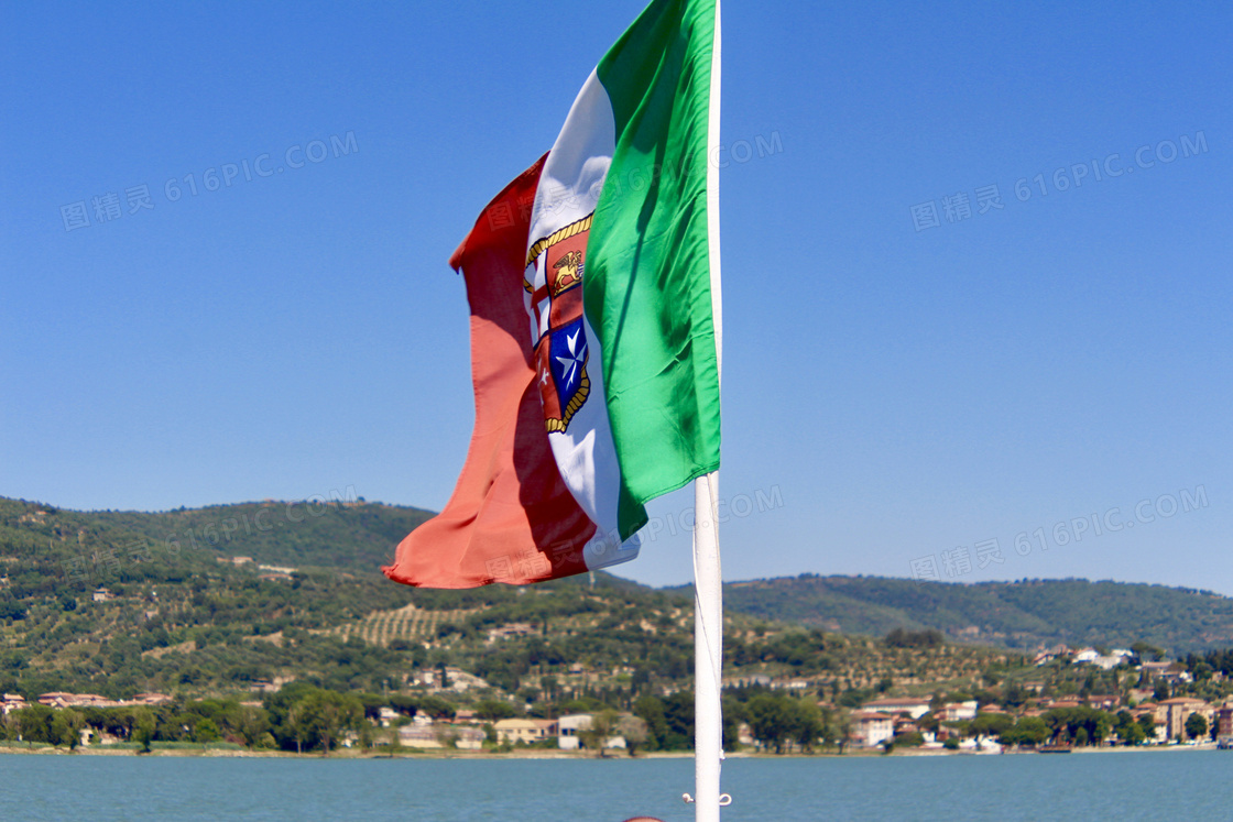 意大利旗帜图片