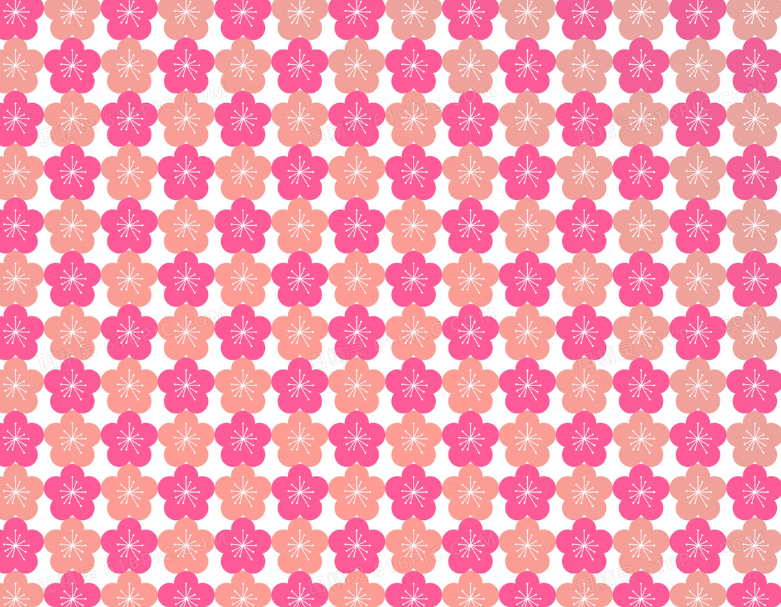樱花底纹图案图片