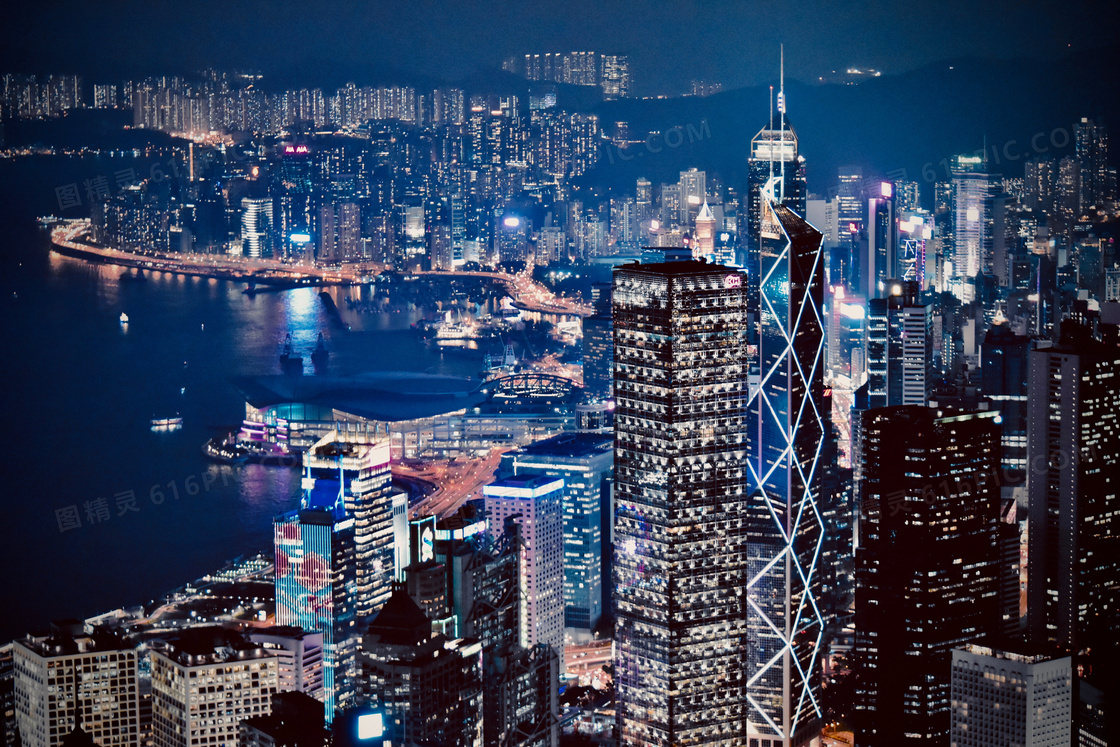城市唯美夜景高清图片
