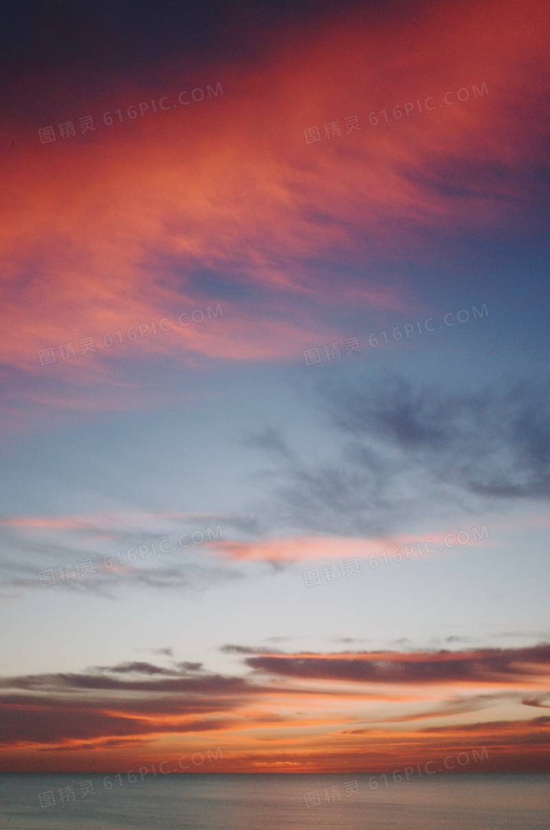 大自然晚霞唯美风景图片