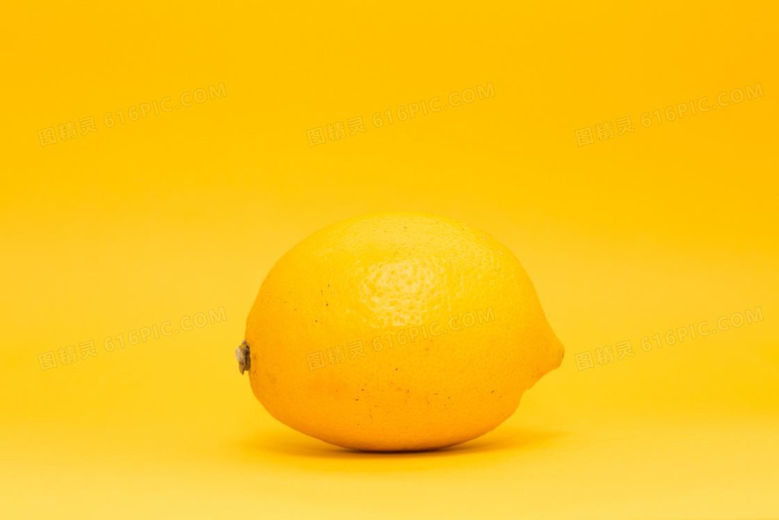 柠檬黄纯色背景图片