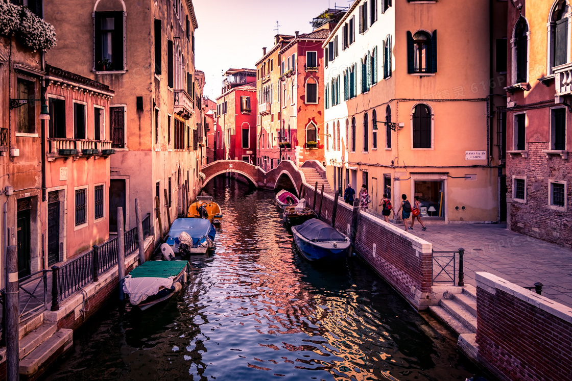 意大利威尼斯水上建筑图片