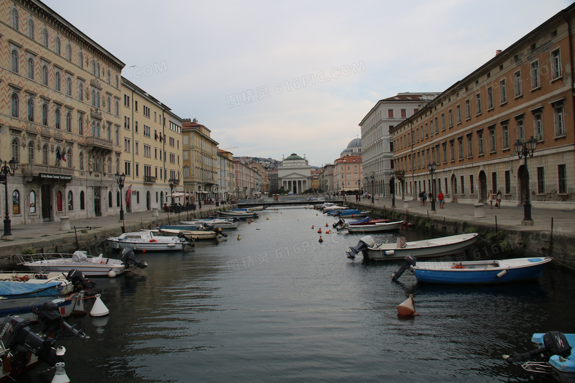 意大利水上建筑图片