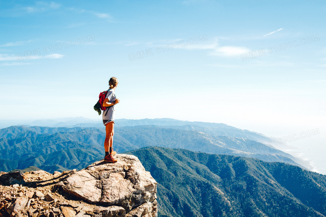 美女户外登山图片 美女户外登山图片大全