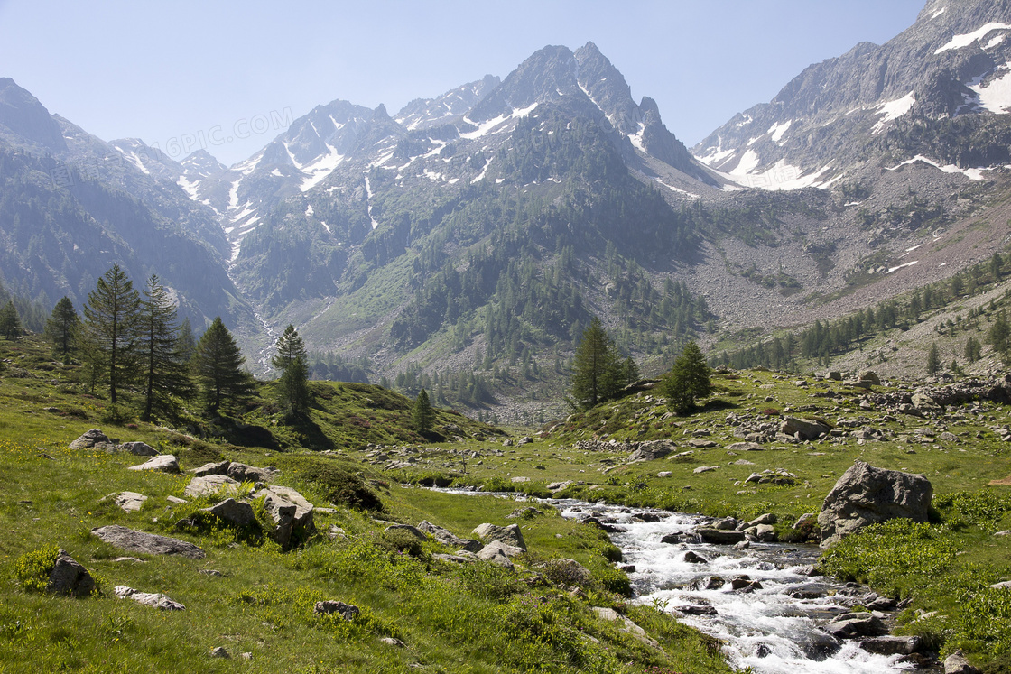 高山山地景观图片