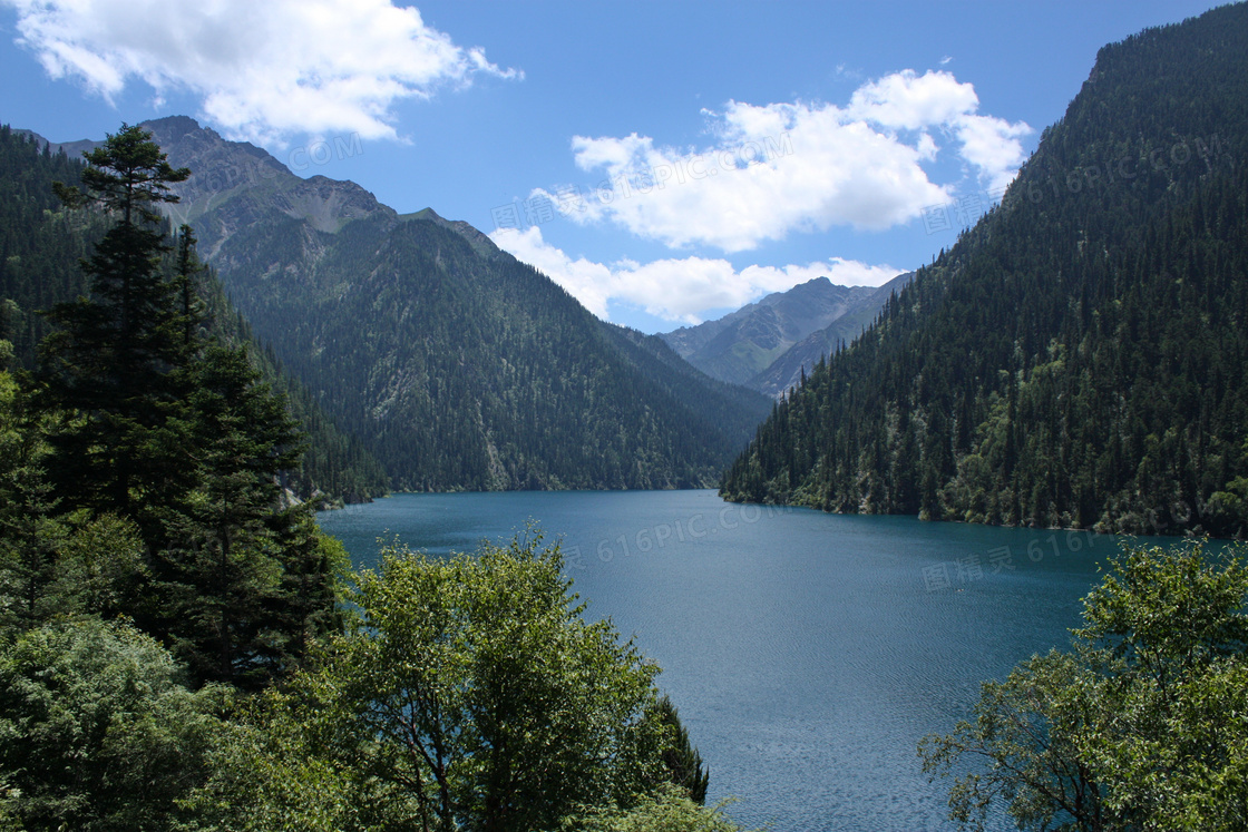 九寨沟真实山水风景图片