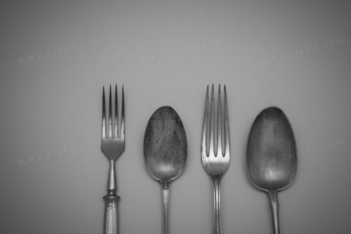 勺子餐具素材图片