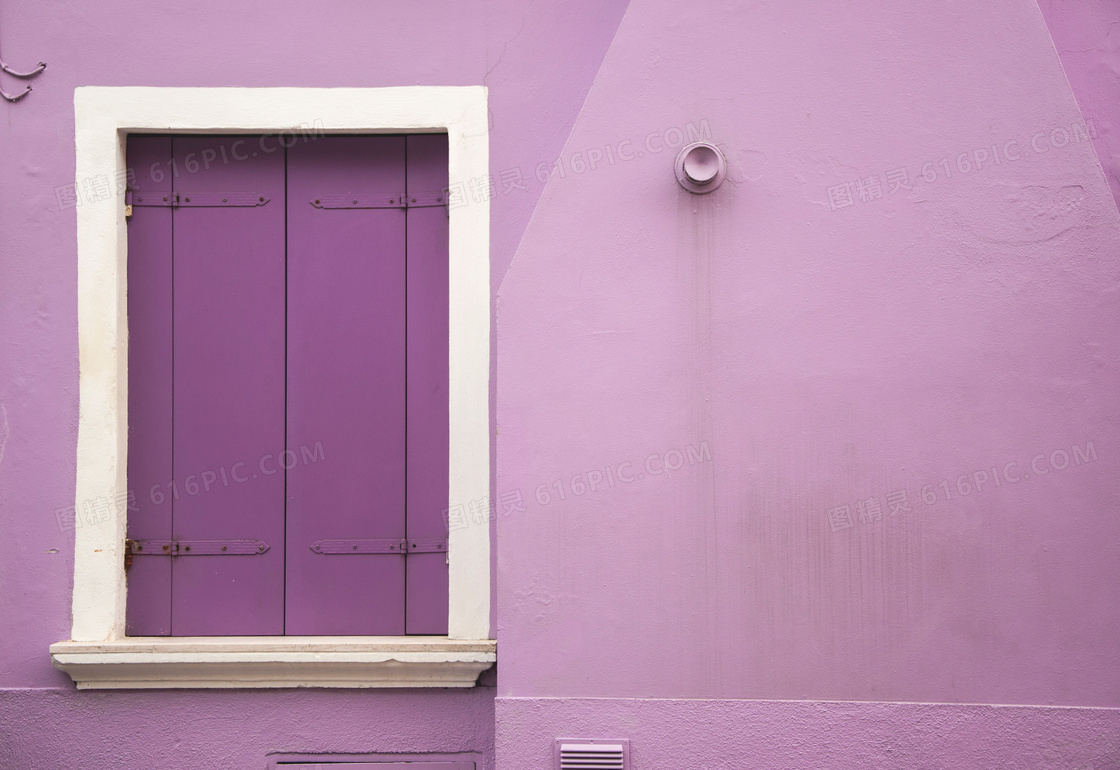 紫色木窗图片 紫色木窗图片大全