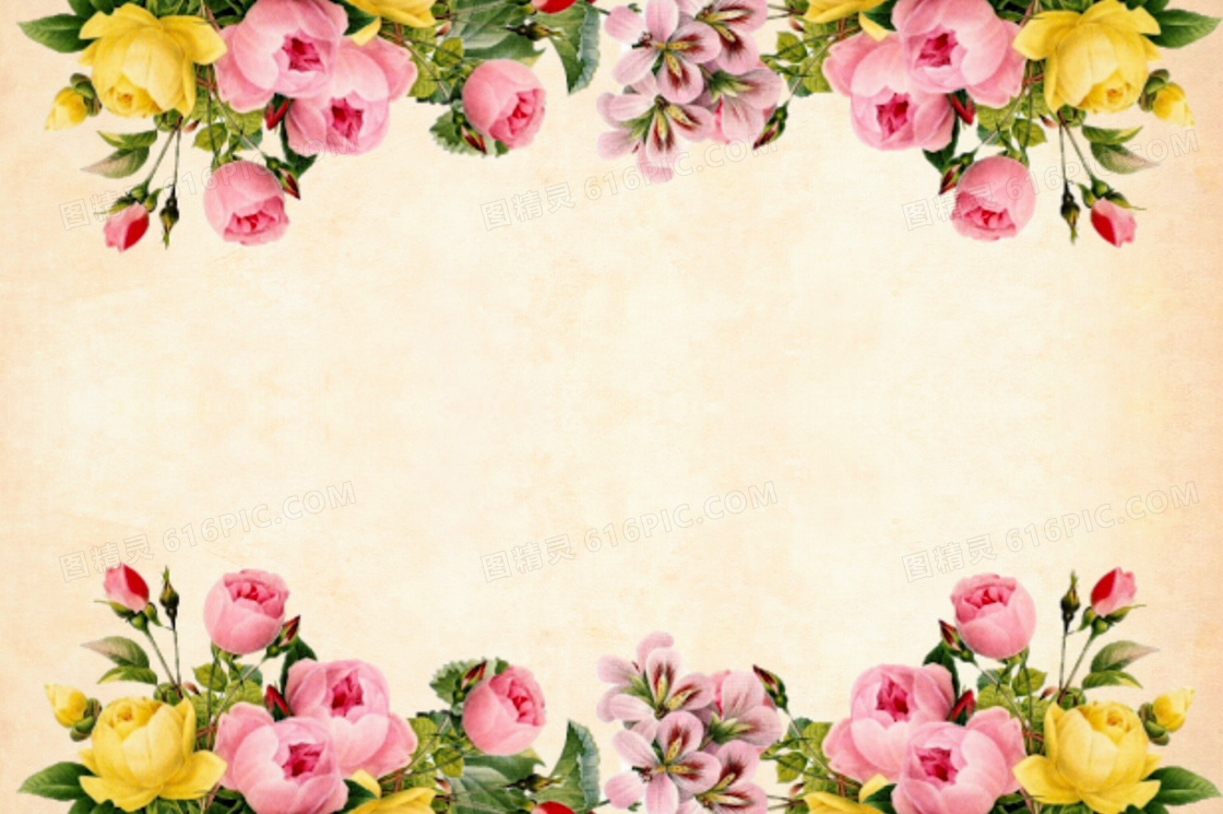 素雅鲜花背景图片