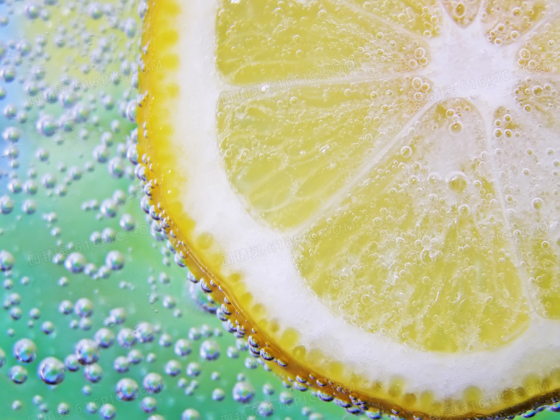 口感清新的新型健康柠檬气泡水饮图片素材免费下载 - 觅知网