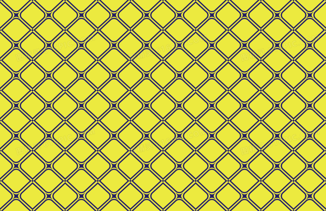 菱形几何黄色背景图片