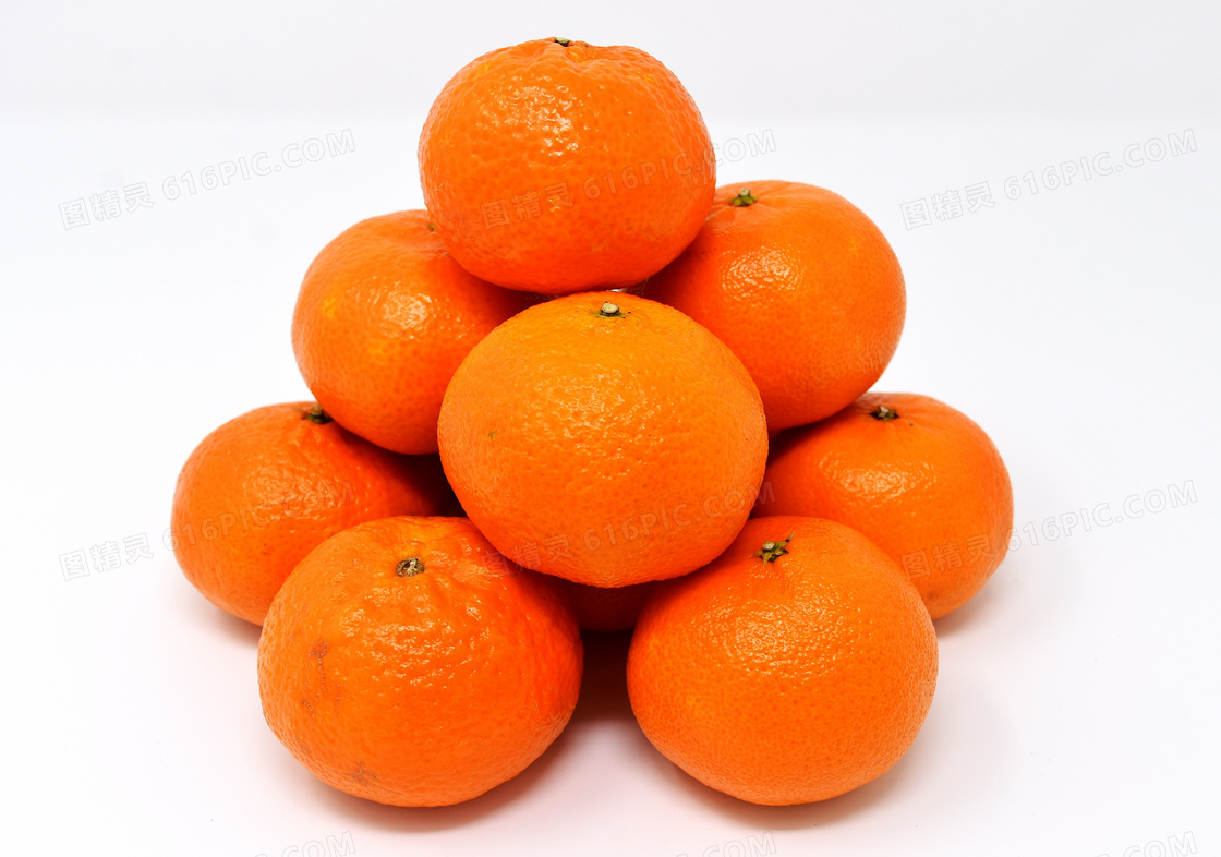 新鲜柑橘图片素材