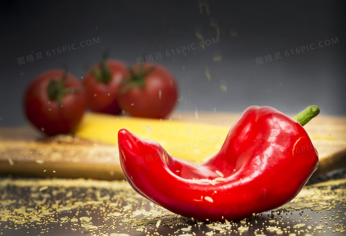 美味红辣椒素材图片
