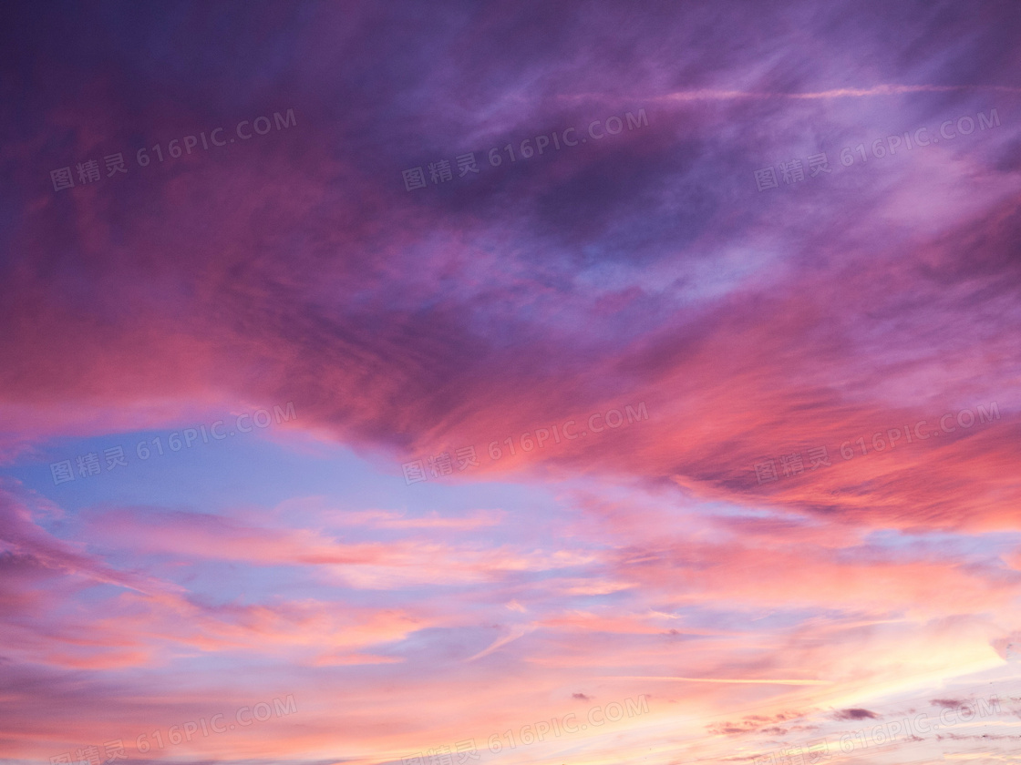 粉紫色天空图片风景素材桌面壁纸_桌面壁纸_mm4000图片大全
