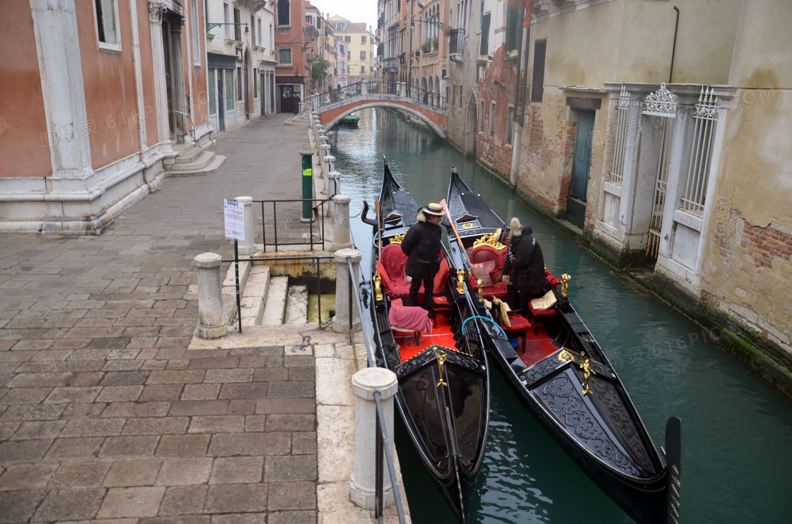 威尼斯吊船图片