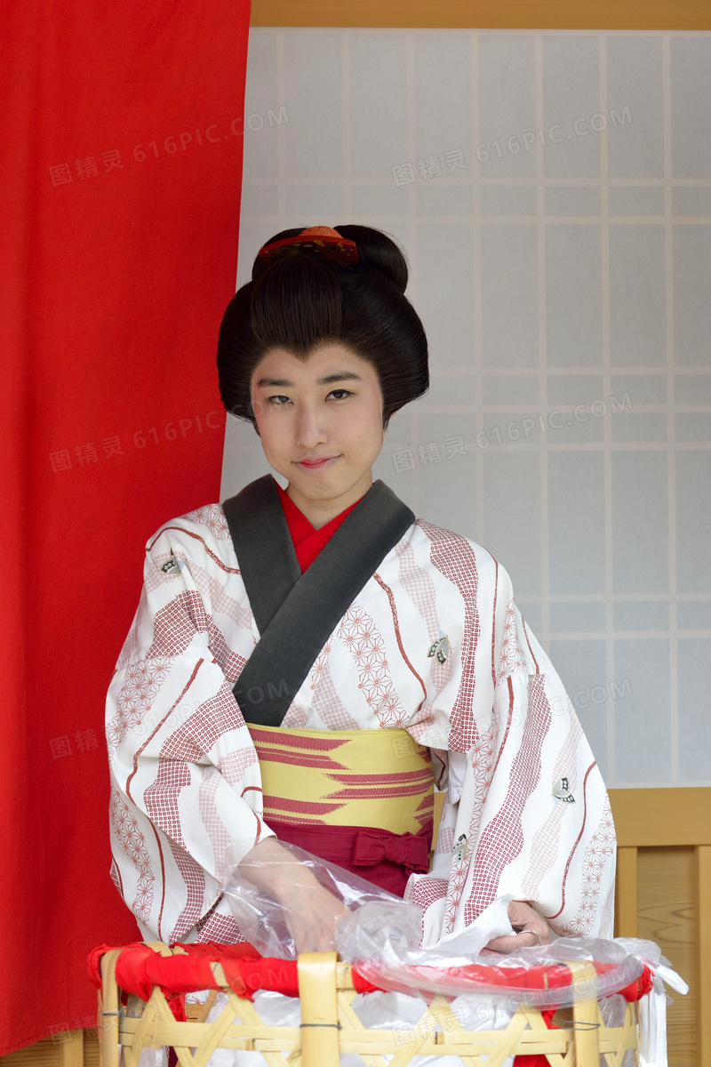 日本艺伎和服美女图片