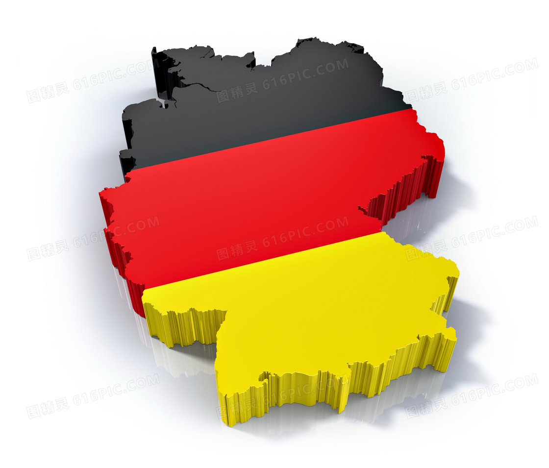 德国国旗领土地图图片