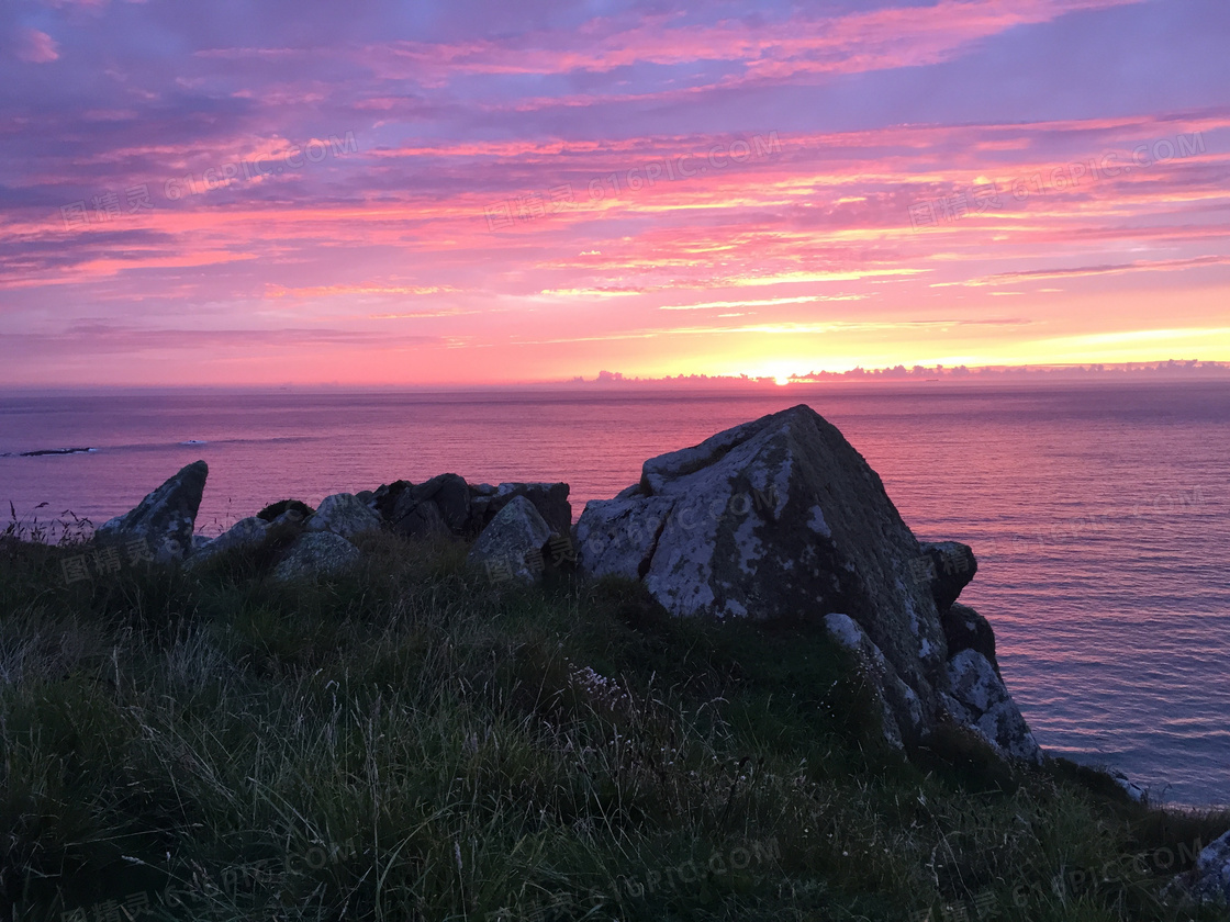 唯美黄昏海岸日落jpg图片免费下载_编号vr5hwdmgz_图精灵