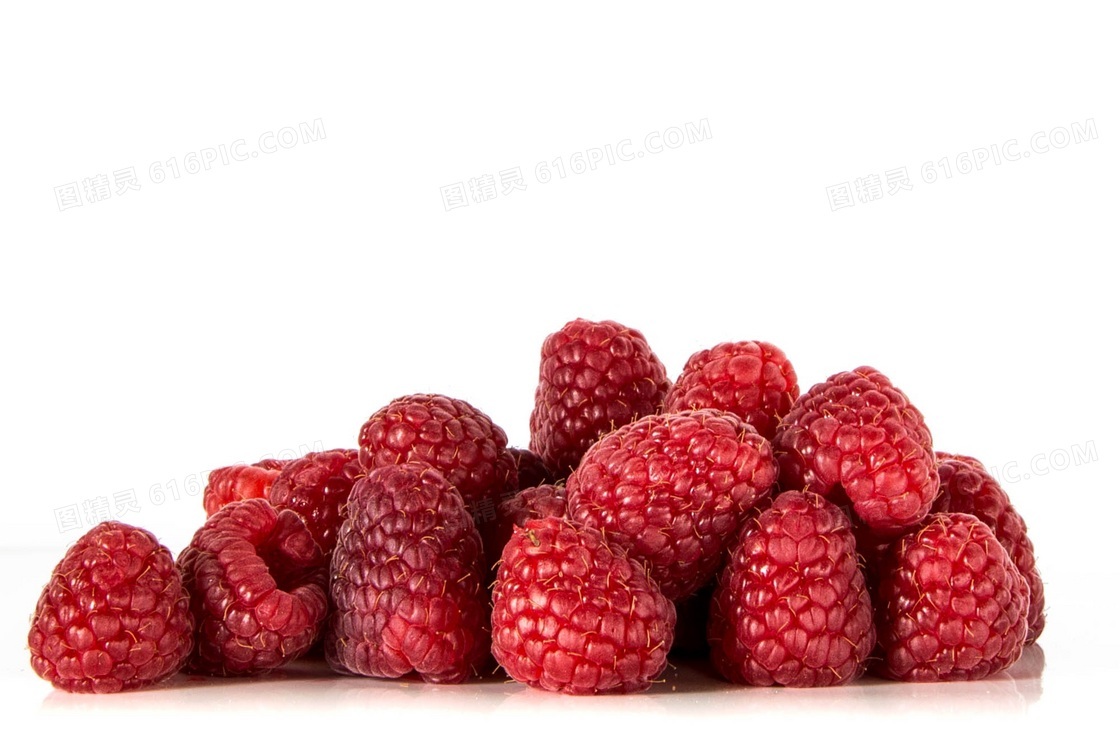鲜嫩多汁红树莓图片