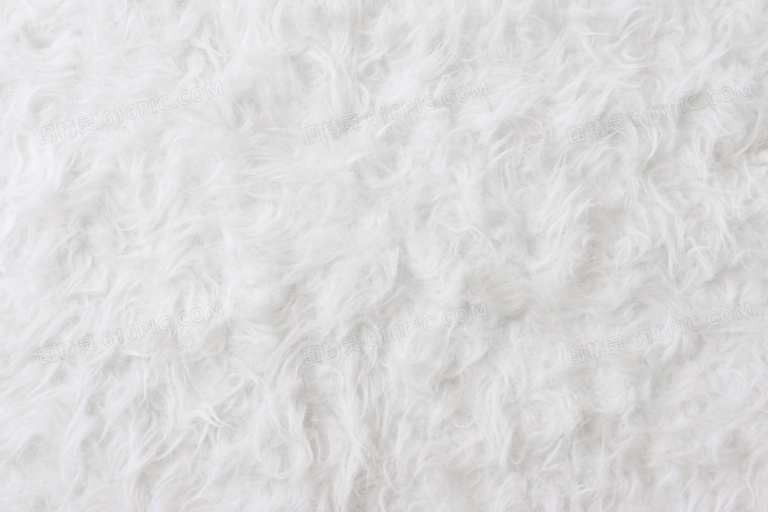 纯白羊绒地毯图片素材