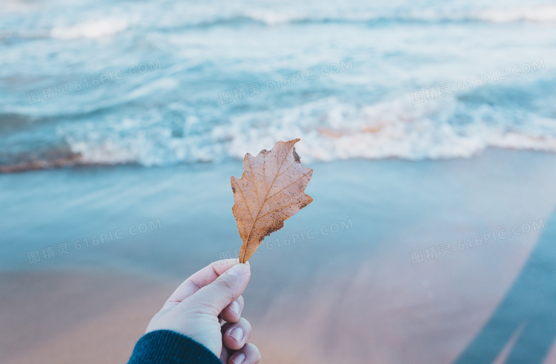 海边手势非主流意境图片