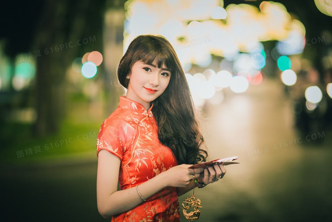 中国旗袍古典气质美女图片