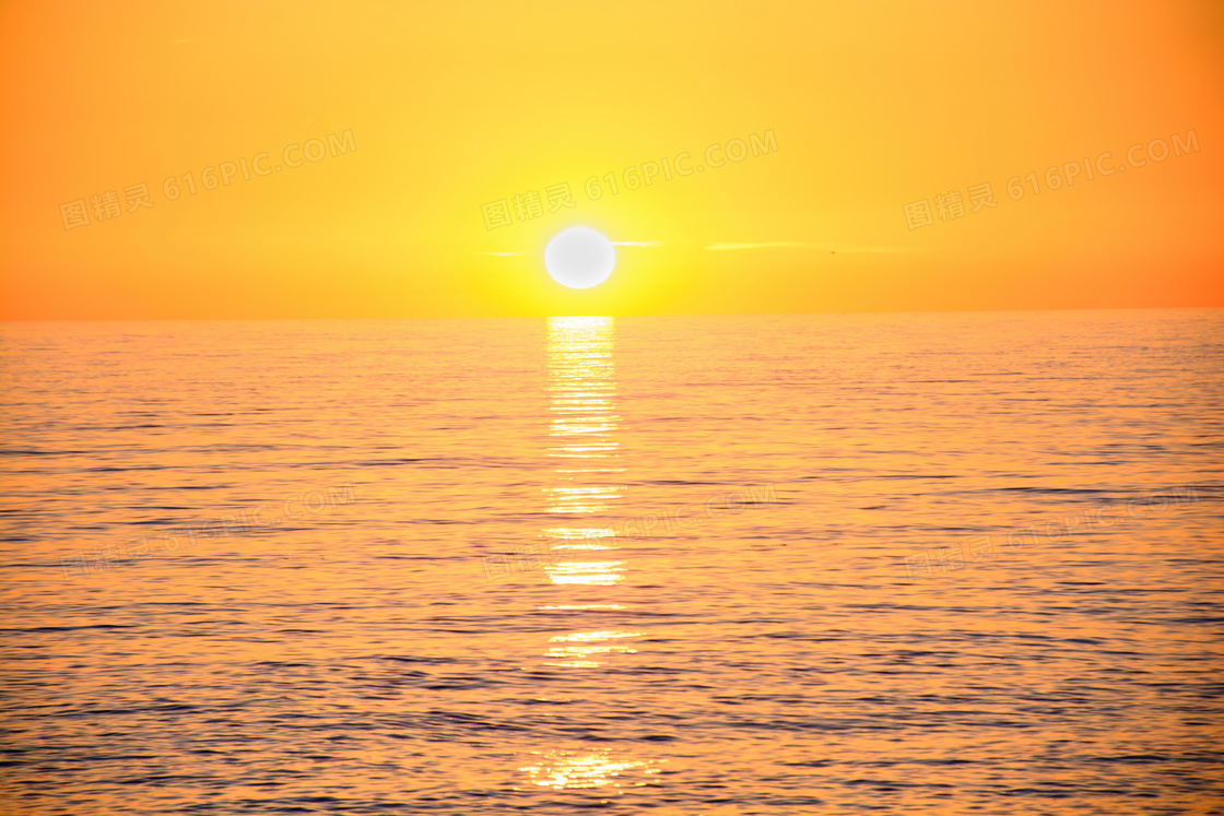 夕阳 海上夕阳黄色jpg图片免费下载_编号vjehrx5m1_图精灵