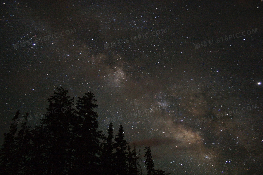 夜晚星空图片真实图片