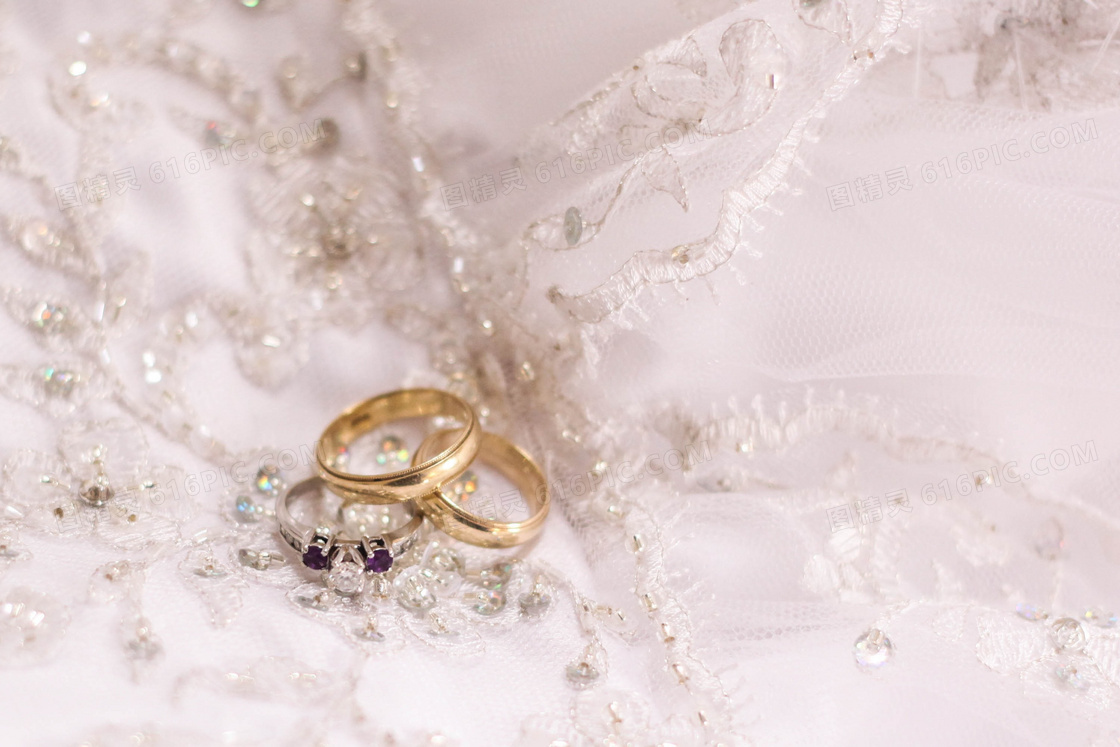婚纱戒指图片 婚纱戒指图片大全
