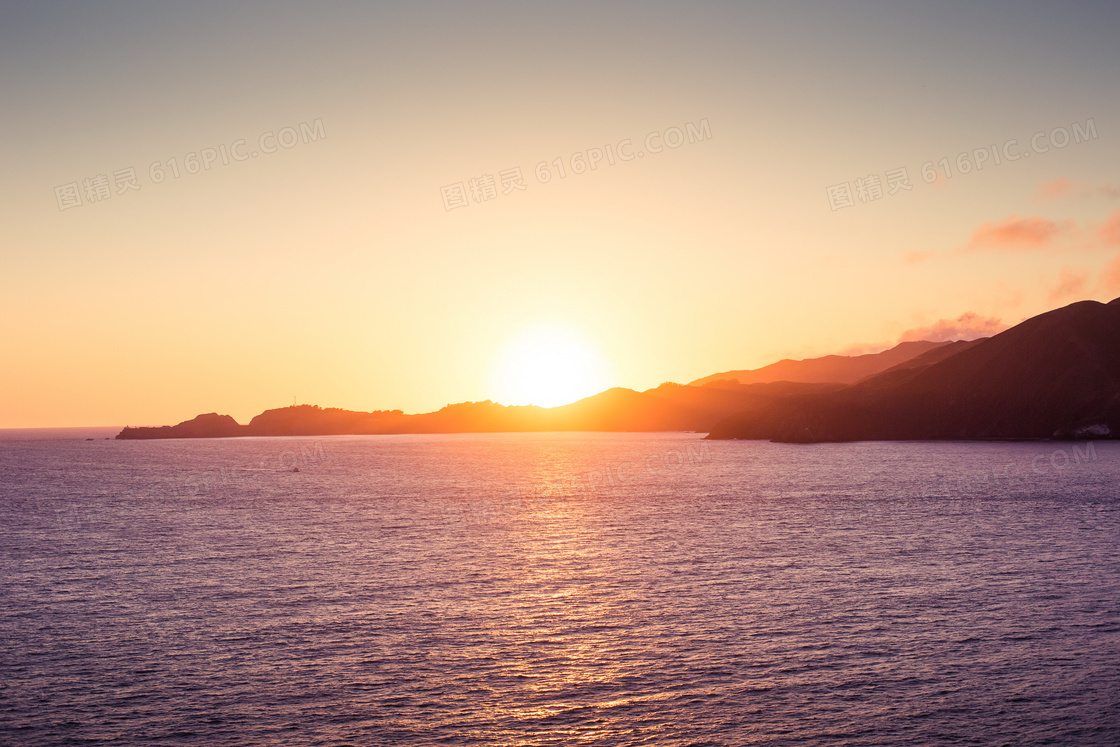 夕阳图片高清图片