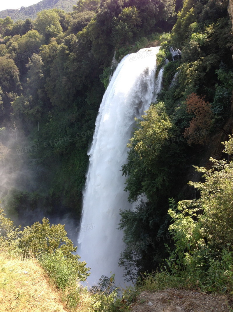 自然山水瀑布图片 自然山水瀑布图片大全