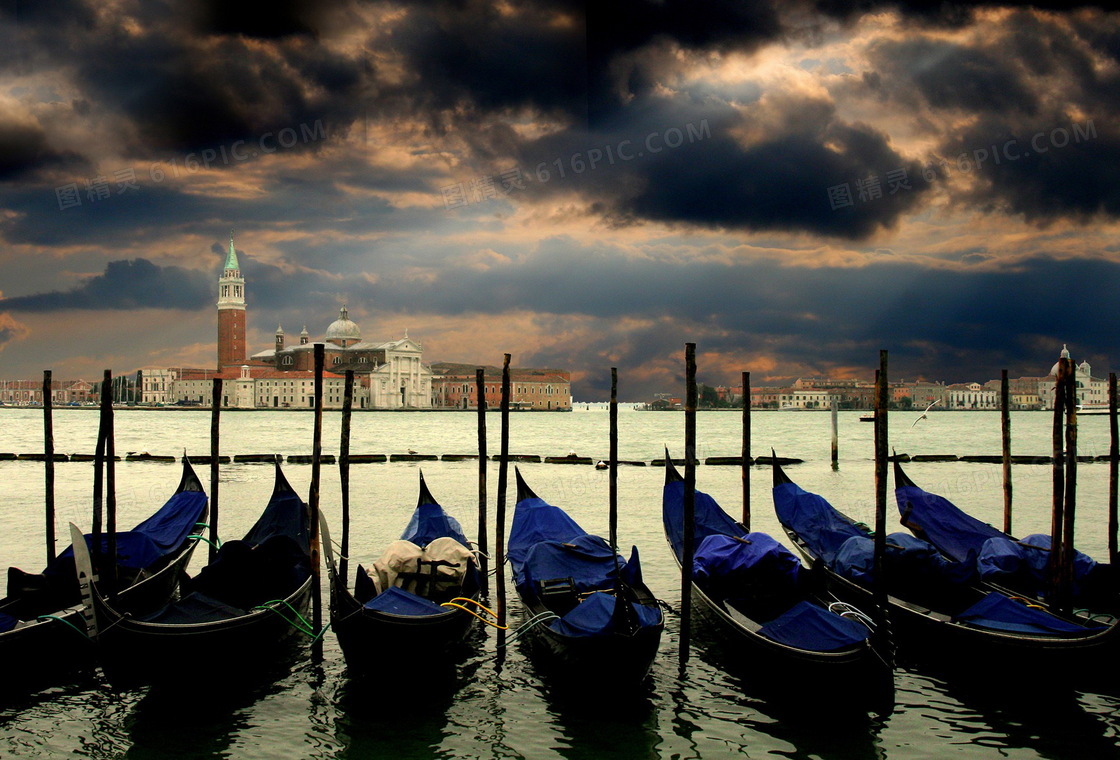 威尼斯小船图片