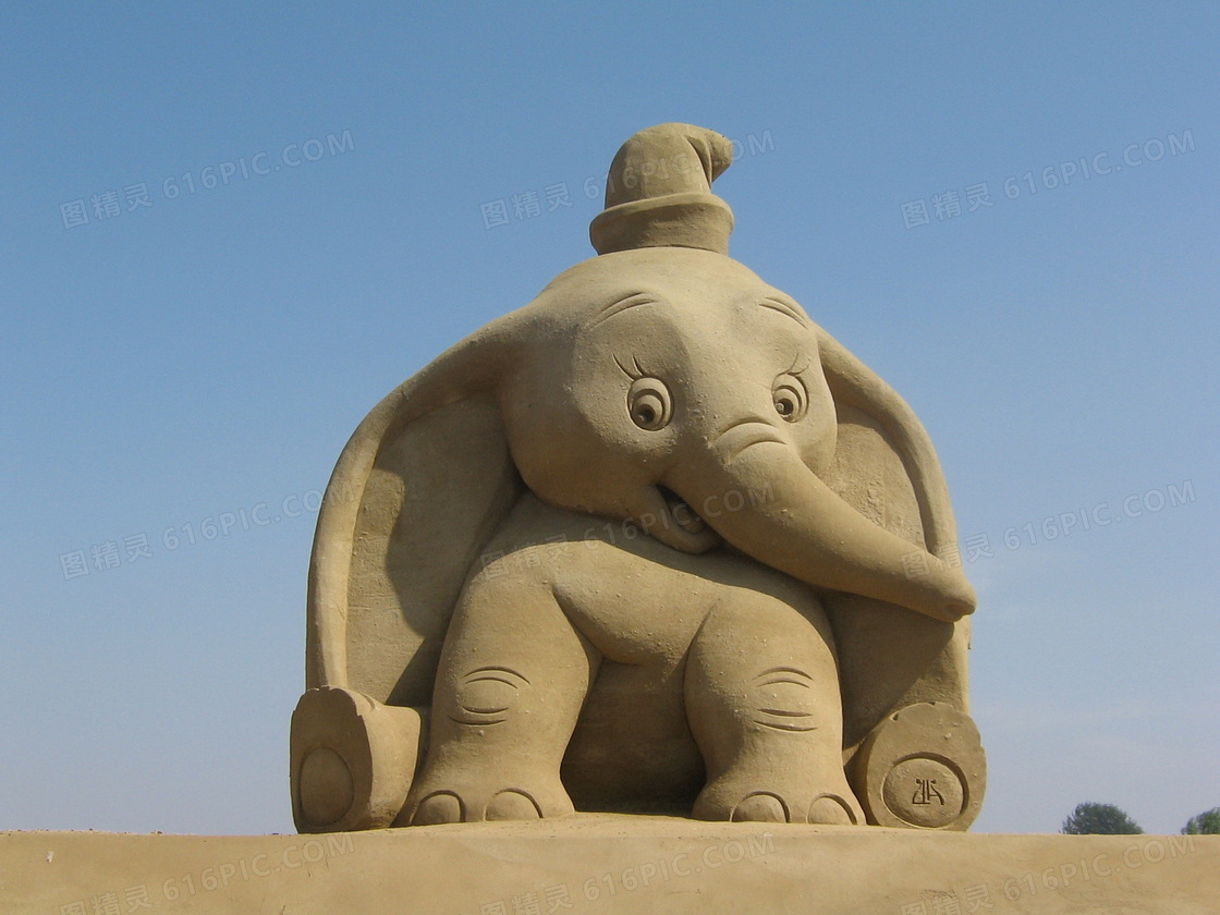 大象沙雕图片