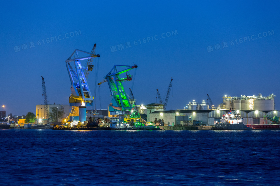 阿姆斯特丹城市夜景图片