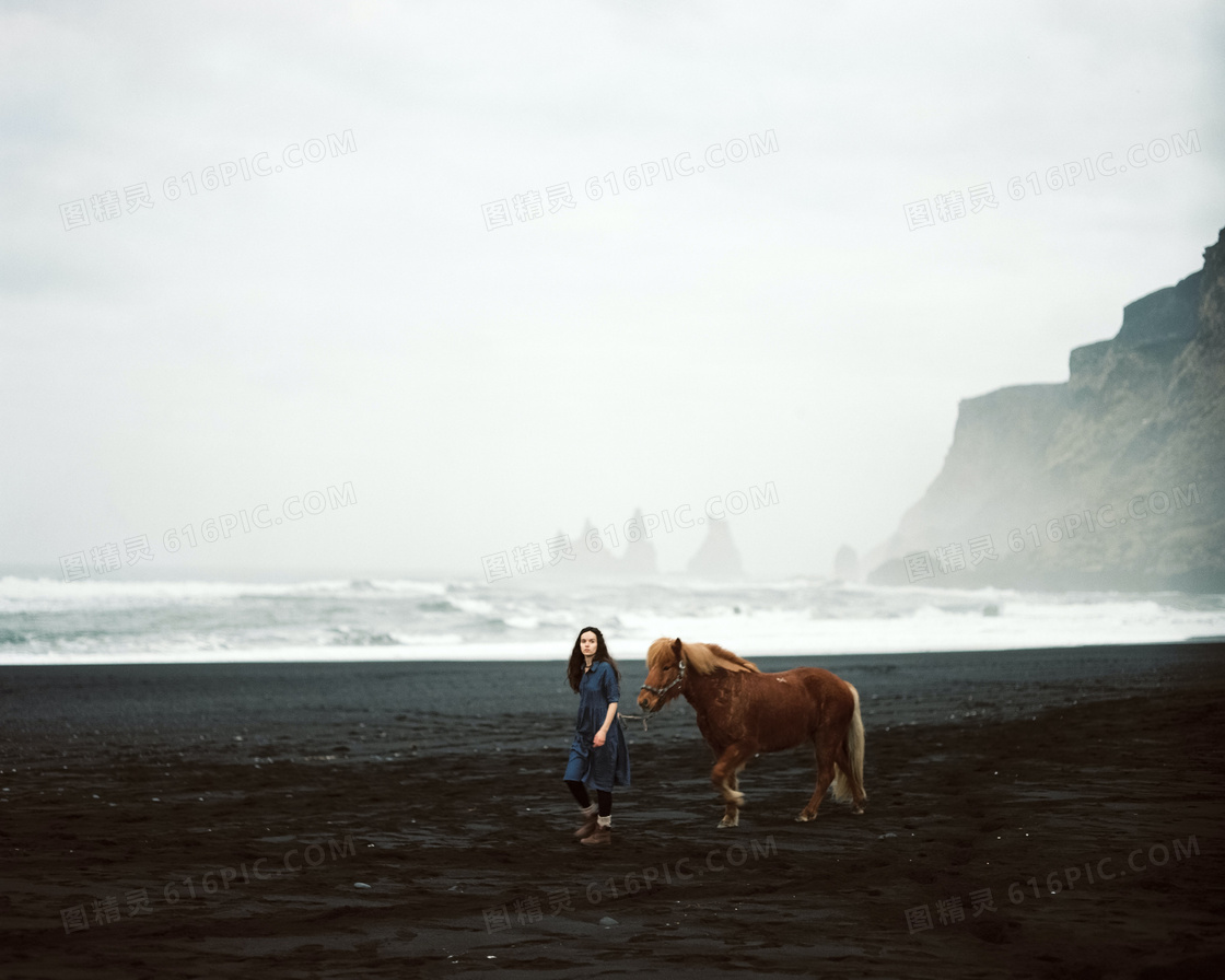 美女与白马...海边系列|摄影|人像|ArdorVision - 原创作品 - 站酷 (ZCOOL)