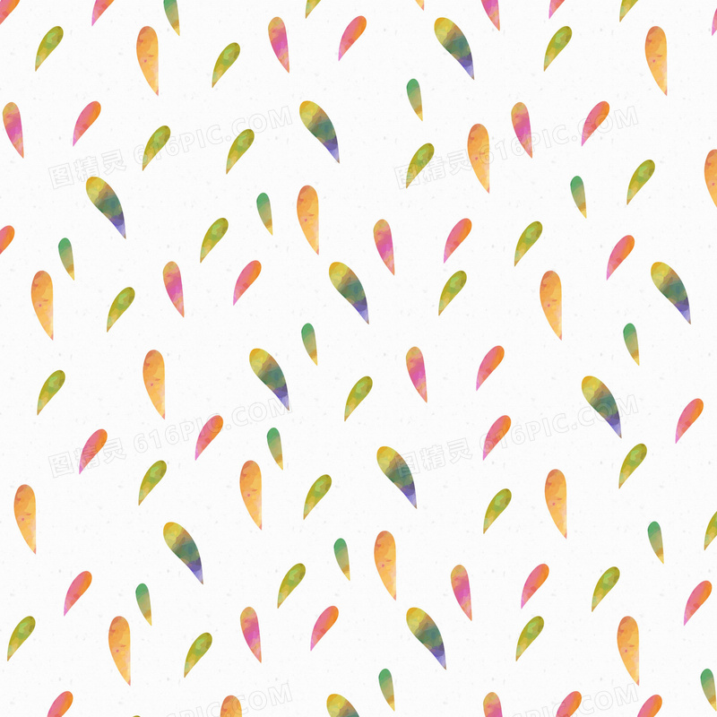 彩色树叶平铺背景图片